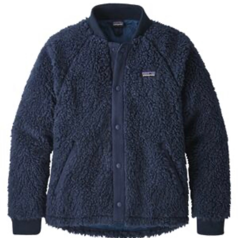 Patagonia Retro-X Bomber Jacket Girls Size 7-8 Navy